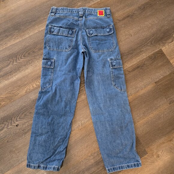 Exc cond Boys Empyre Skater pants, denim painter jeans cargo pockets - Picture 6 of 7